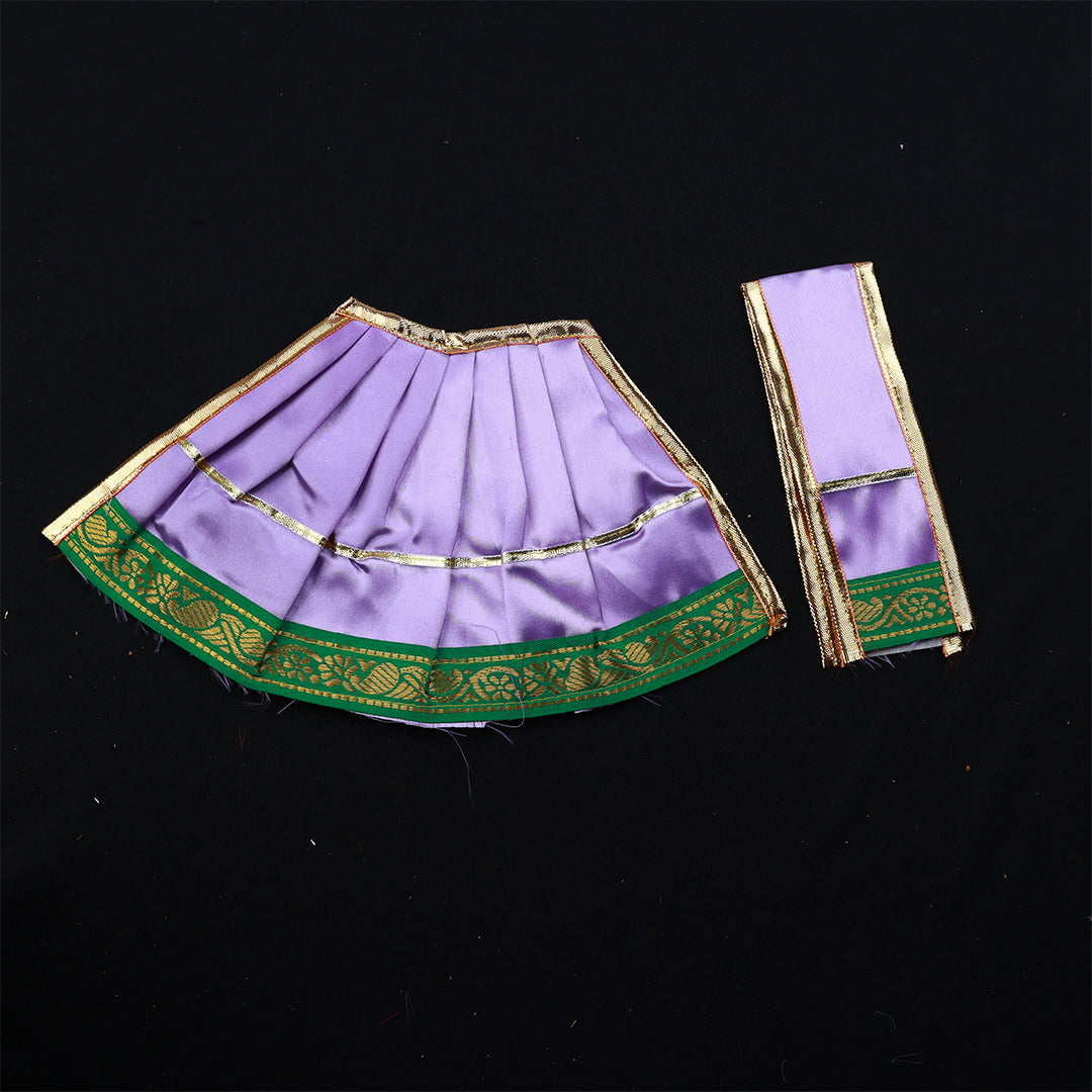 Amman Pavadai Satin 5inch for Deity Dressing