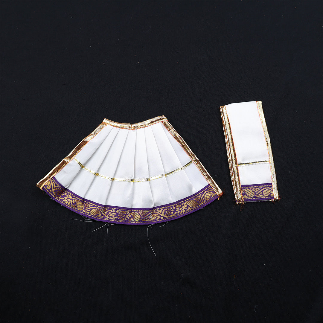Amman Pavadai Satin 5inch for Deity Dressing