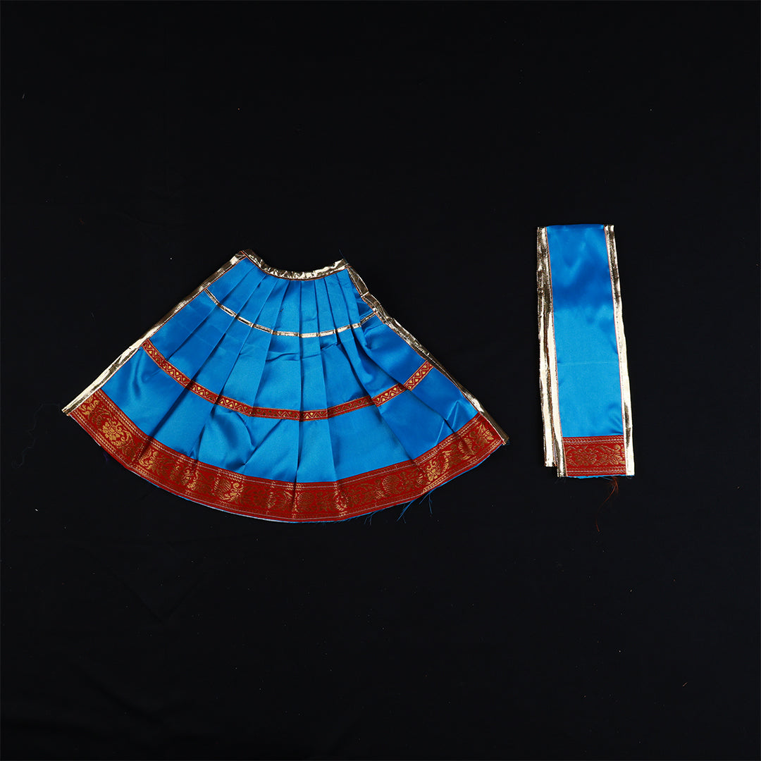 Amman Pavadai Satin 5inch for Deity Dressing