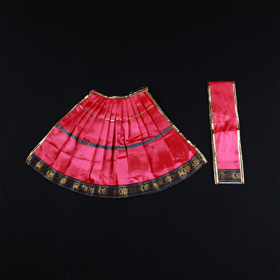 Amman Pavadai Satin 12inch for Deity Worship