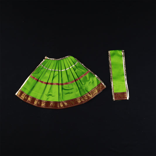 Amman Pavadai Satin 12inch for Deity Worship