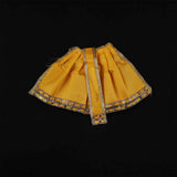 Amman Pavadai Satin Gold 5inch - Model 3
