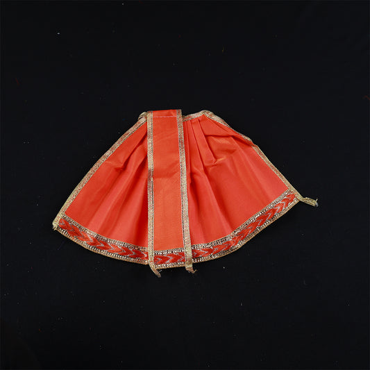Amman Pavadai Satin Gold 7inch - Model 1