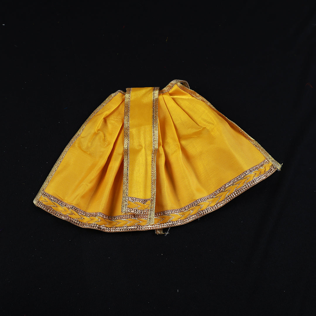 Amman Pavadai Satin Gold 7inch - Model 1