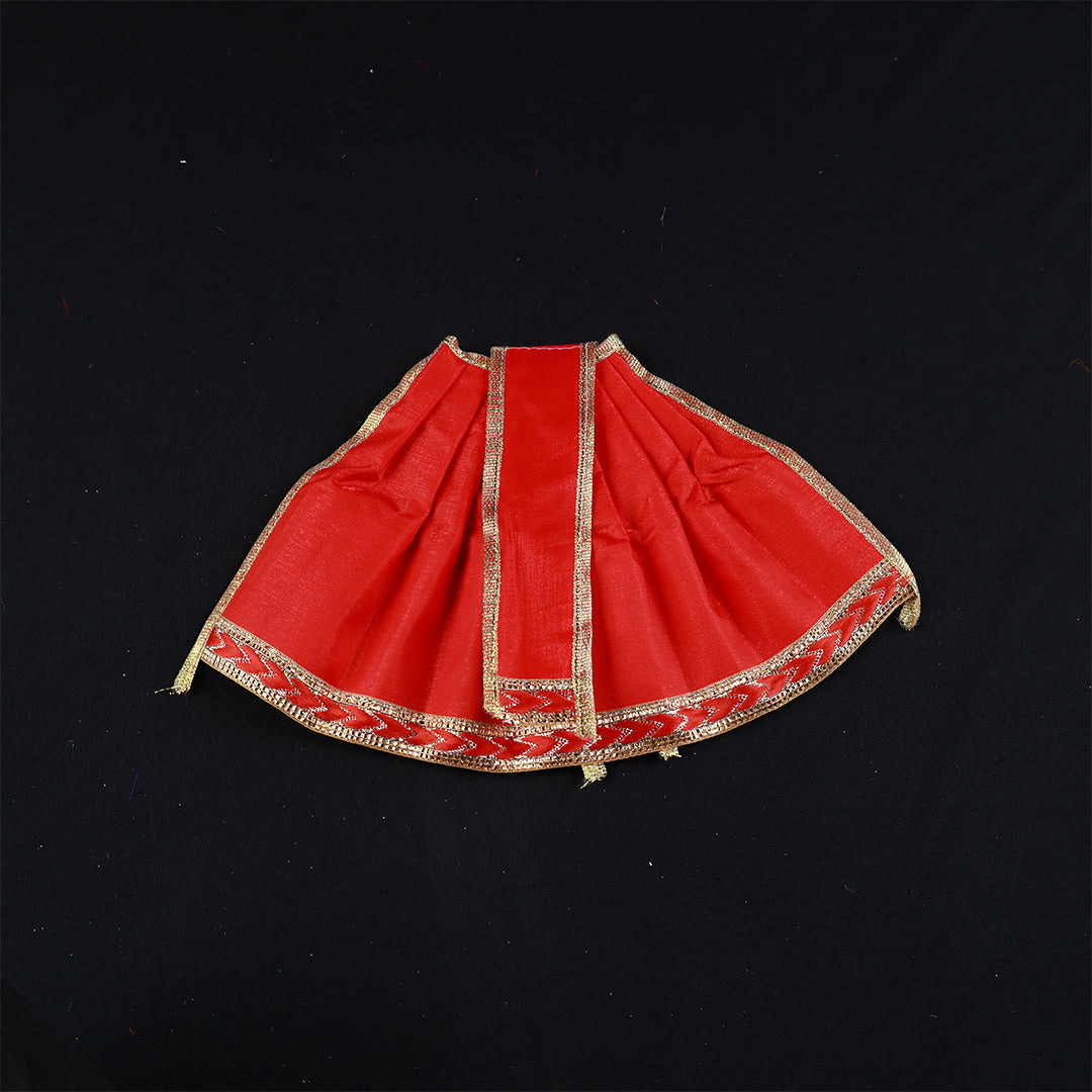 Amman Pavadai Satin Gold 7inch - Model 1