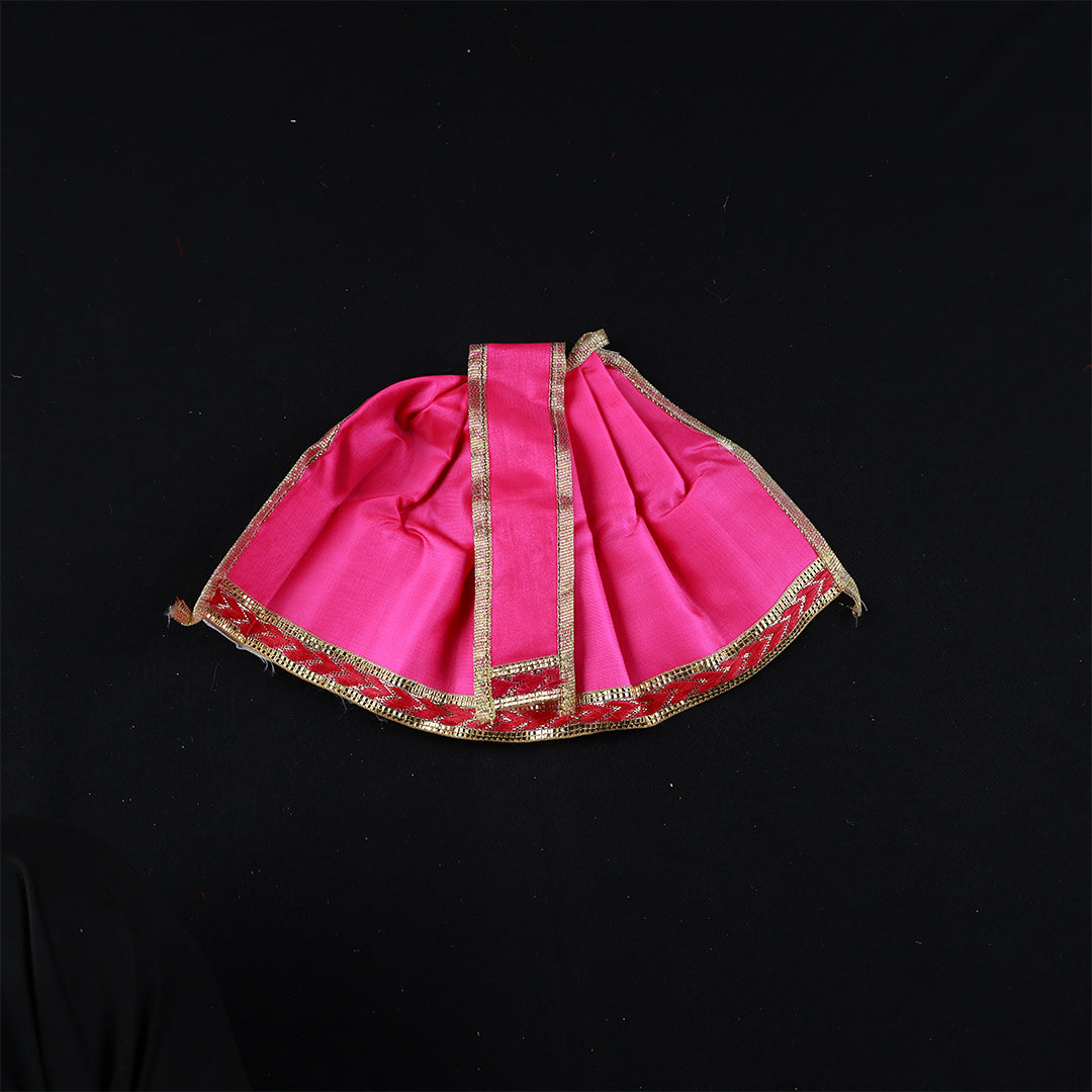 Amman Pavadai Satin Gold 7inch - Model 1