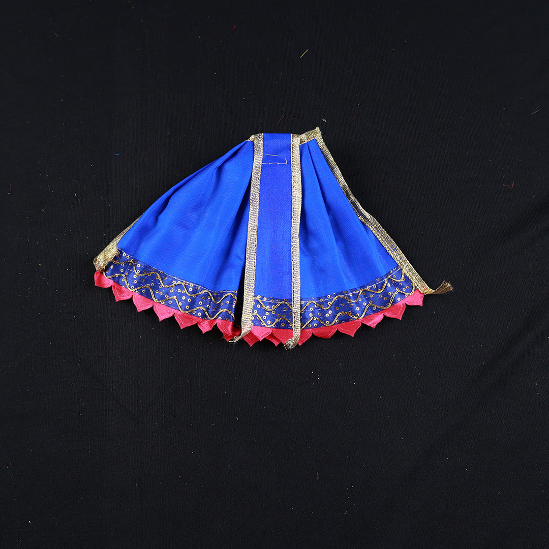 Amman Pavadai Satin Gold 6inch - Model 1