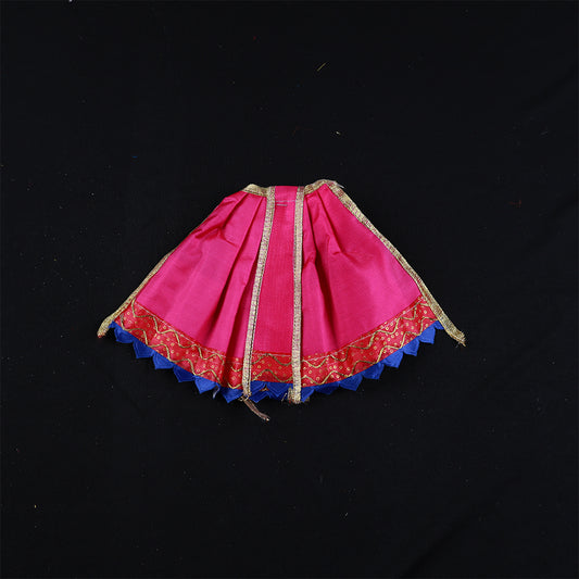 Amman Pavadai Satin Gold 6inch - Model 1