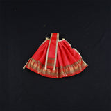 Amman Pavadai Satin Gold 6inch - Model 2