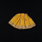 Amman Pavadai Satin Gold 8inch - Model 1