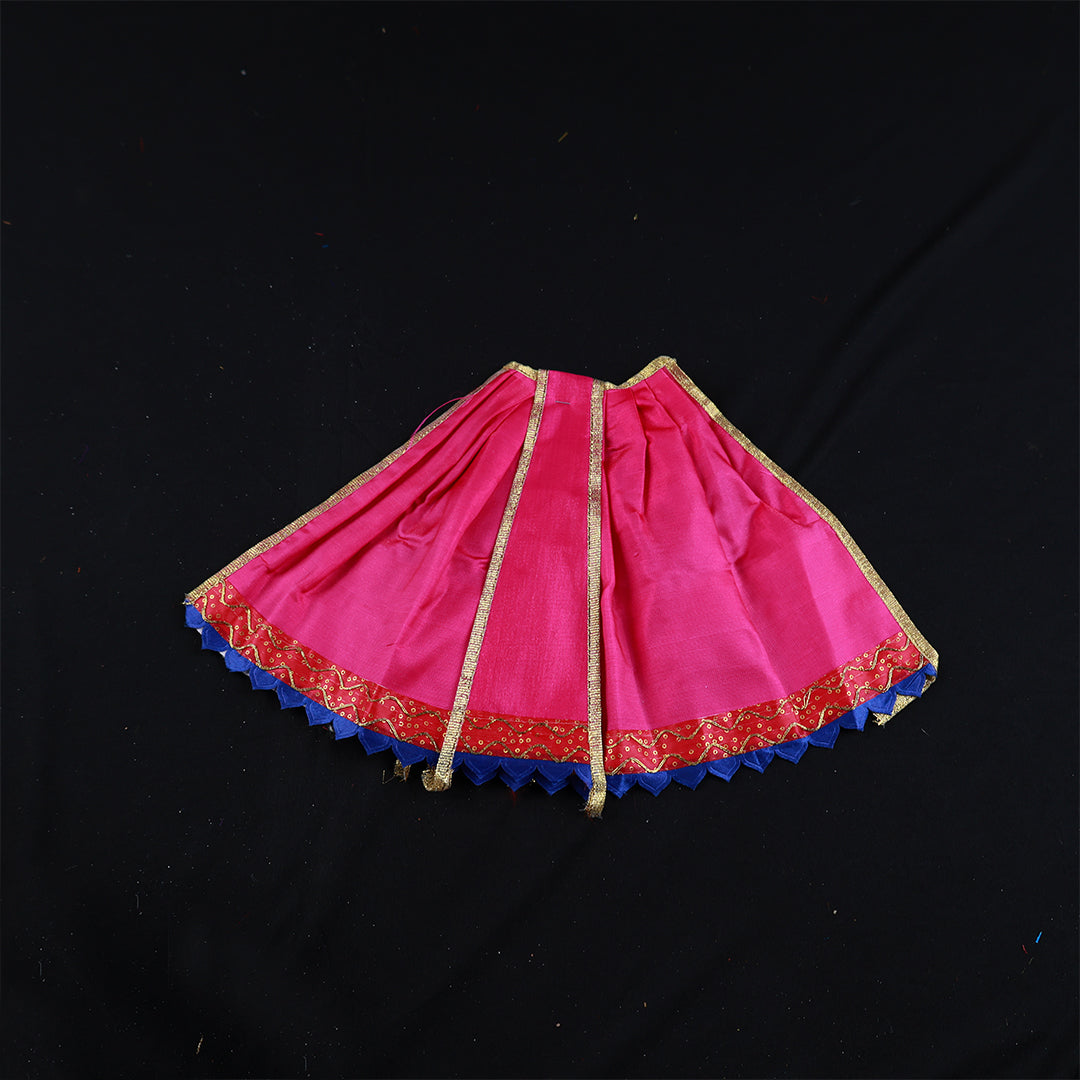 Amman Pavadai Satin Gold 10inch - Model 1