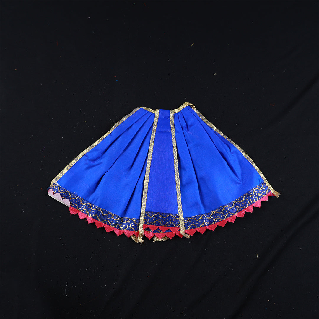 Amman Pavadai Satin Gold 10inch - Model 1