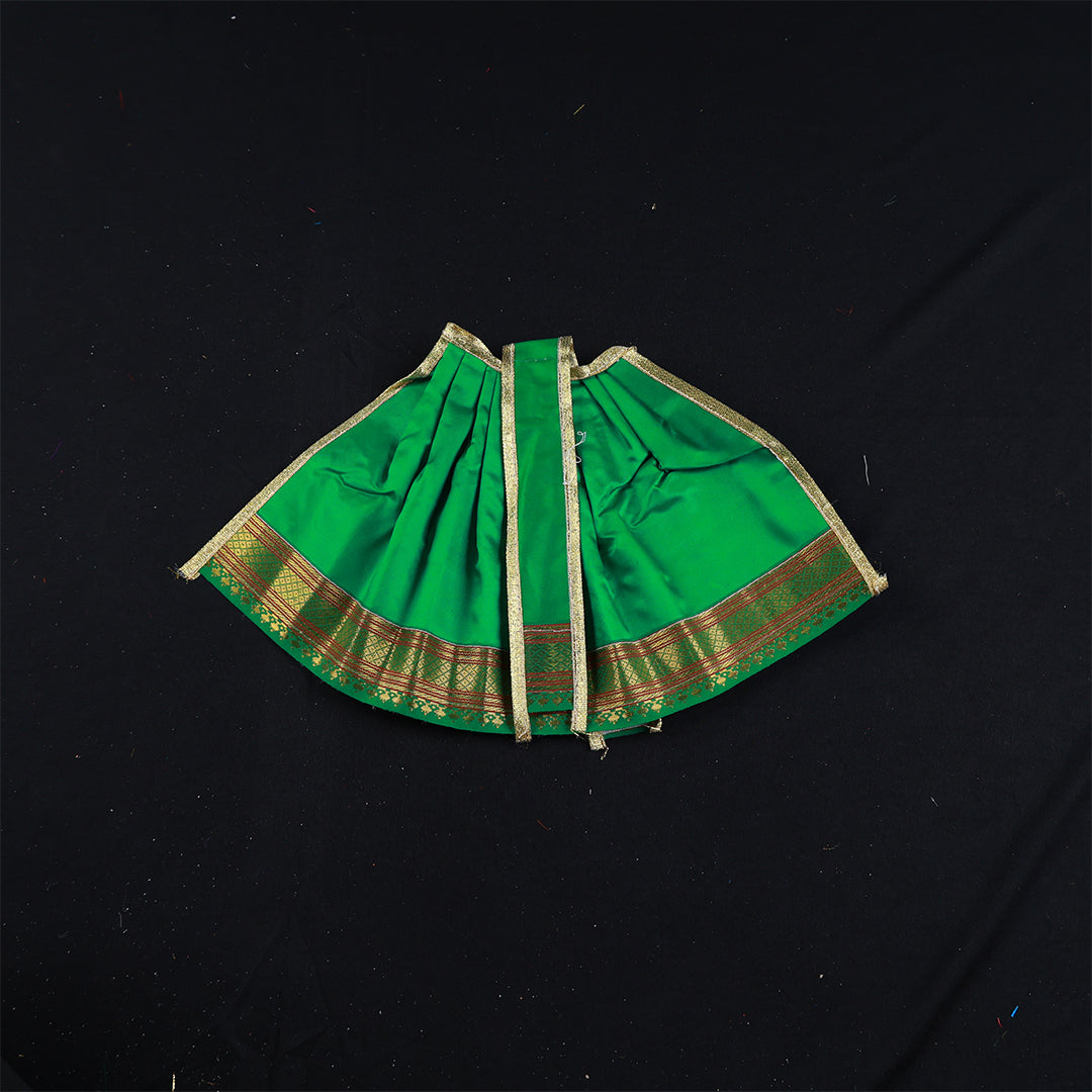 Amman Pavadai Satin Gold 8inch - Model 2