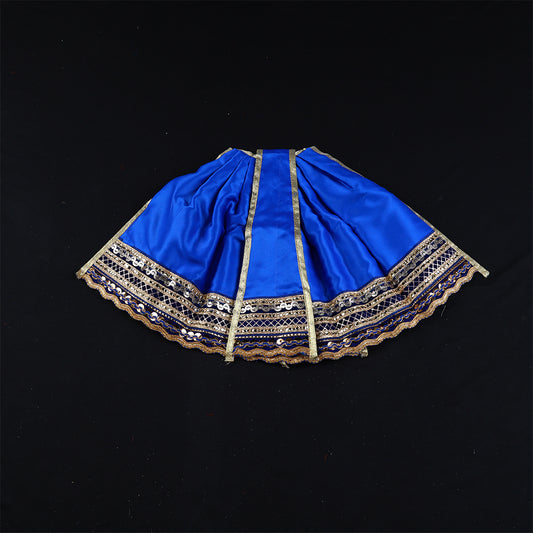 Amman Pavadai Satin Gold 12inch - Model 1