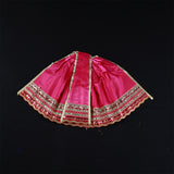 Amman Pavadai Satin Gold 12inch - Model 1