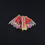 Amman Pavadai Fancy Border 4.5inch for Sacred Rituals