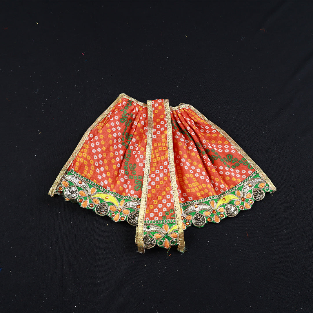 Amman Pavadai Fancy Border 7.5inch for Goddess Decoration