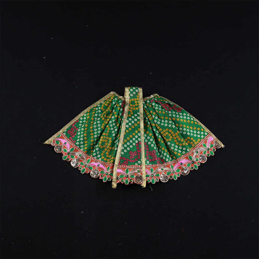 Amman Pavadai Fancy Border 7.5inch for Goddess Decoration