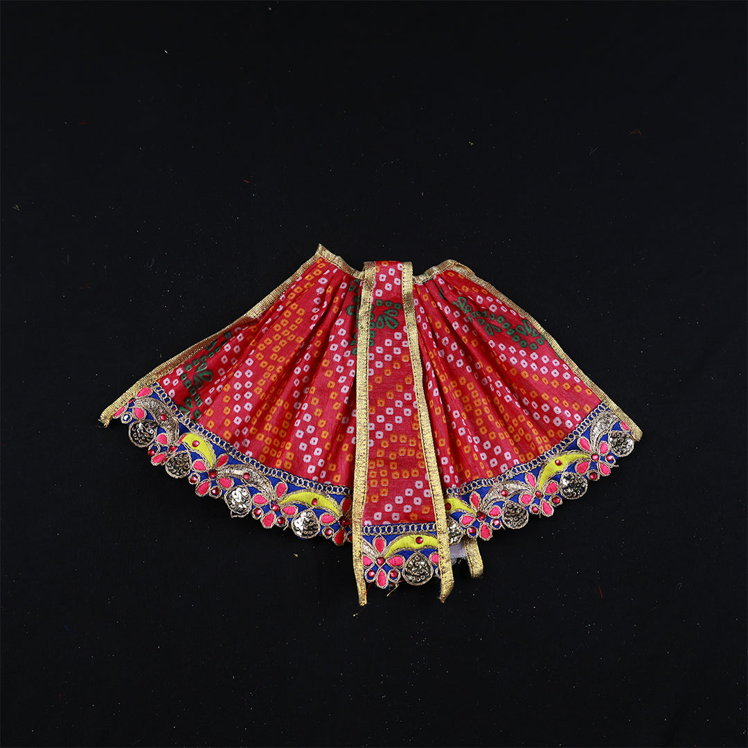 Amman Pavadai Fancy Border 7.5inch for Goddess Decoration