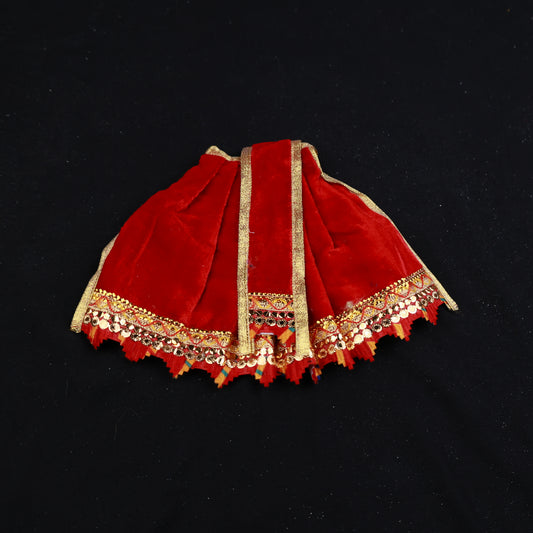 அம்மன் பாவாடை வெல்வெட் வகை 6 இன்ச் (ஒரு துண்டு)