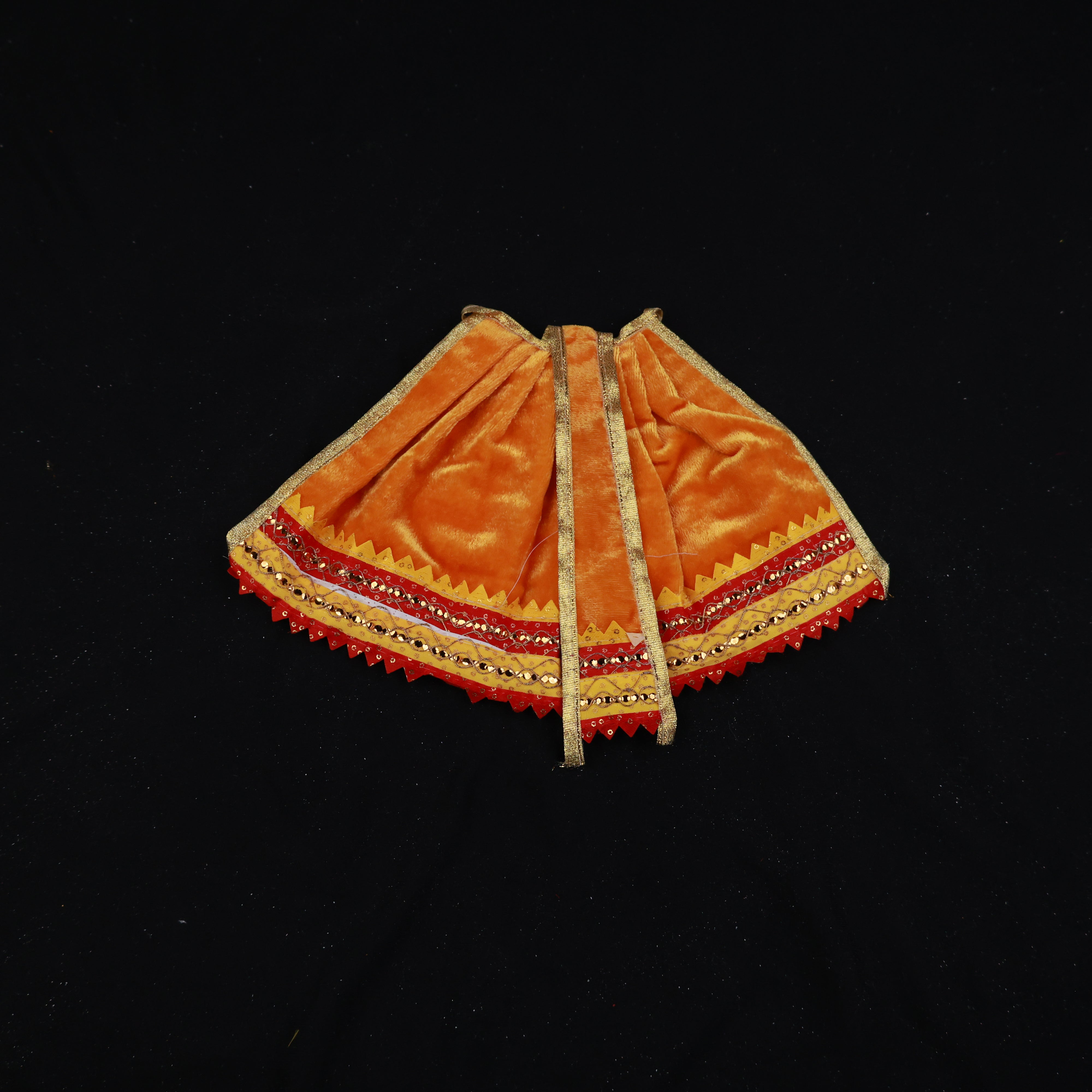 Amman Pavadai Velvet Type 7inch (Single Piece)