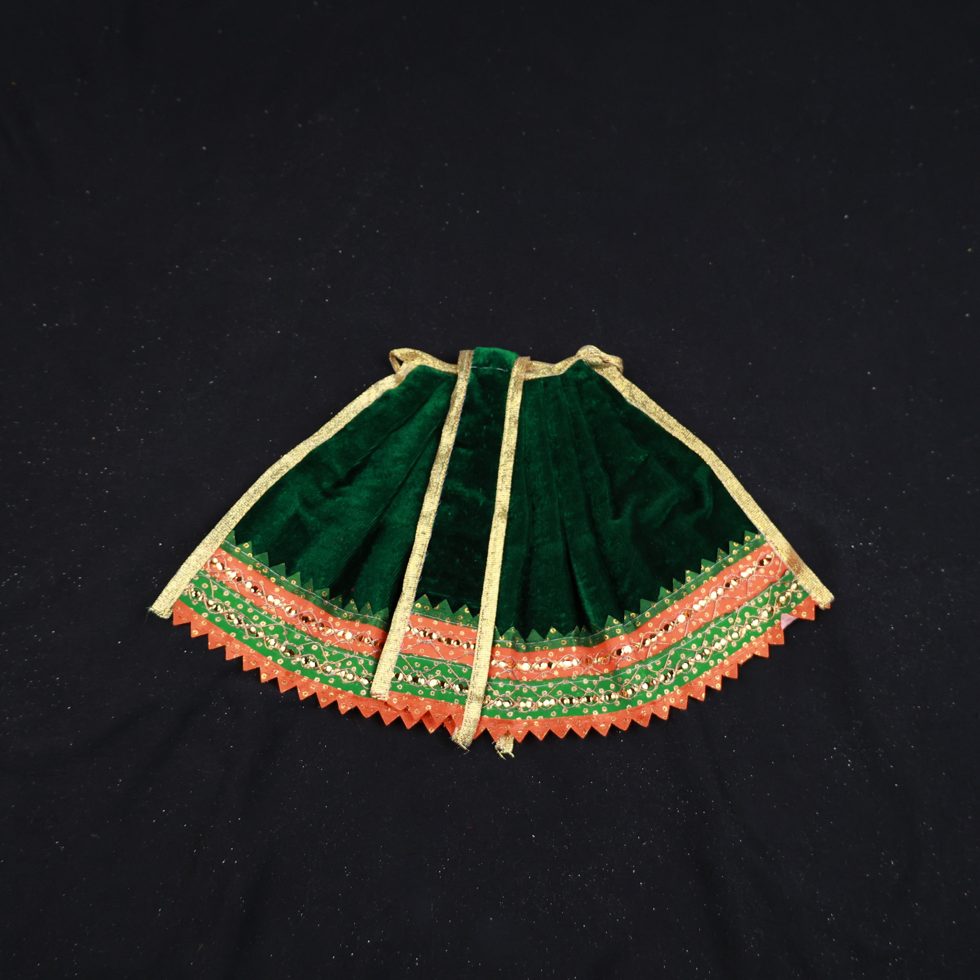Amman Pavadai Velvet Type 7inch (Single Piece)