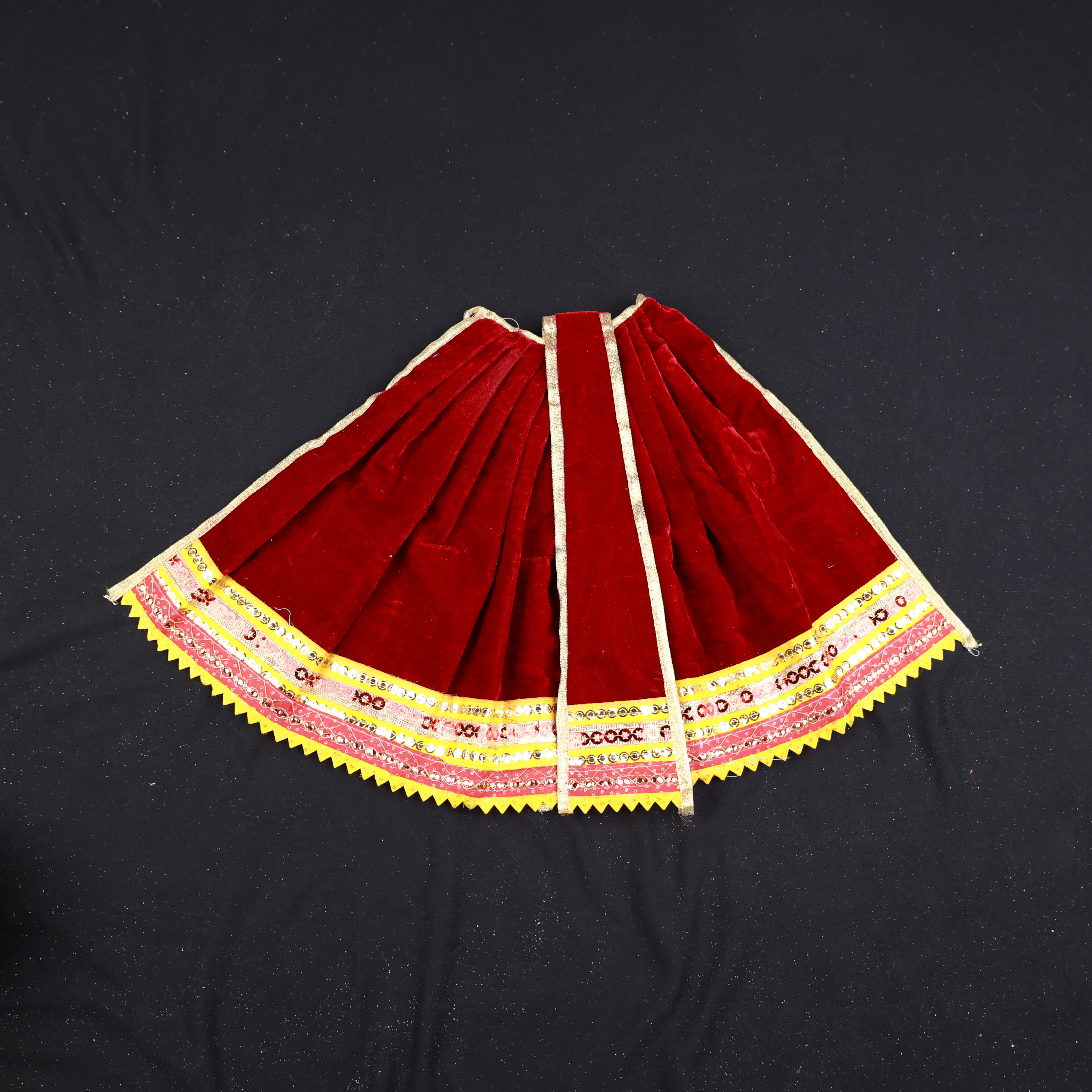 Amman Pavadai Velvet Type 9inch (Single Piece)