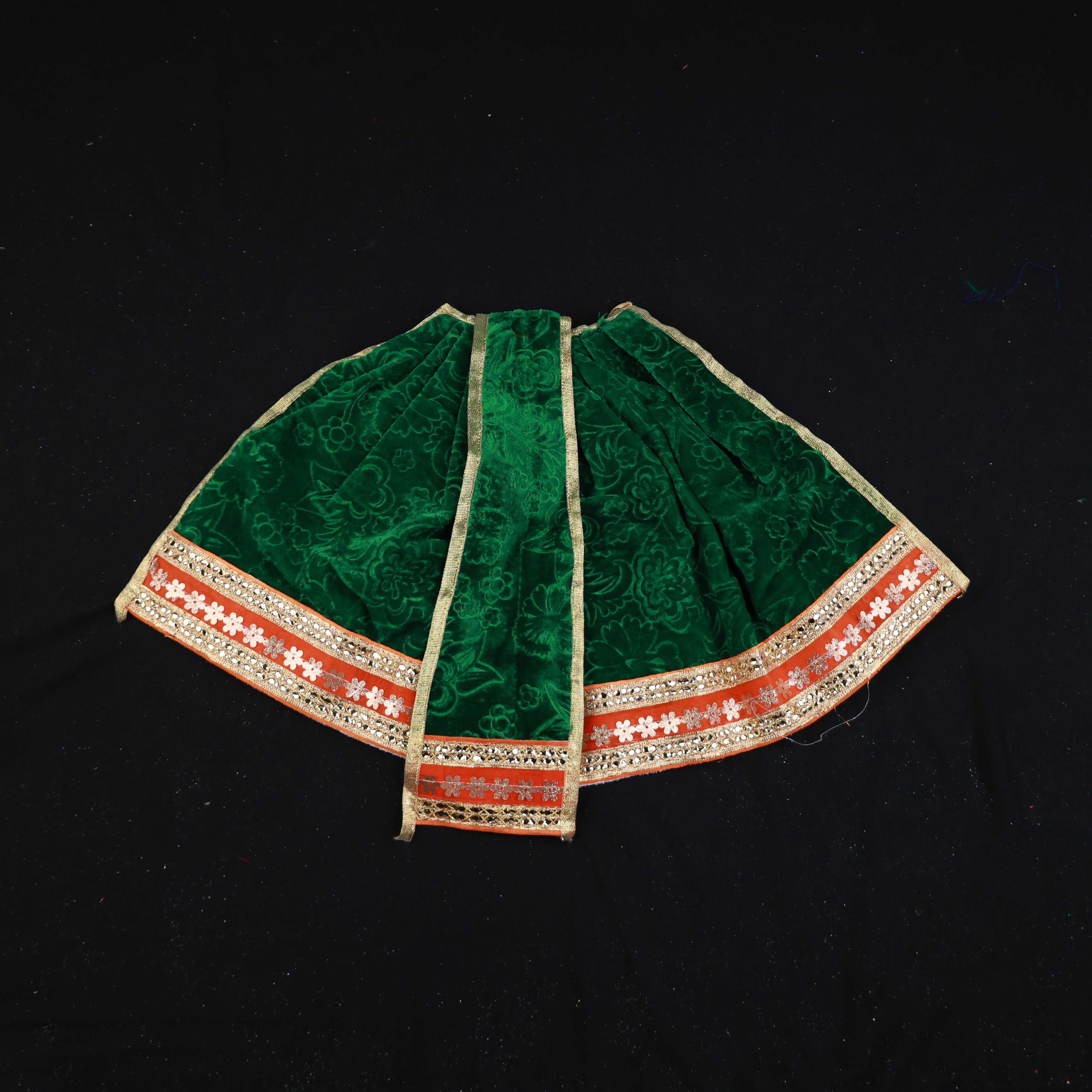 Amman Pavadai Velvet Type 12inch - Model2 (Single Piece)