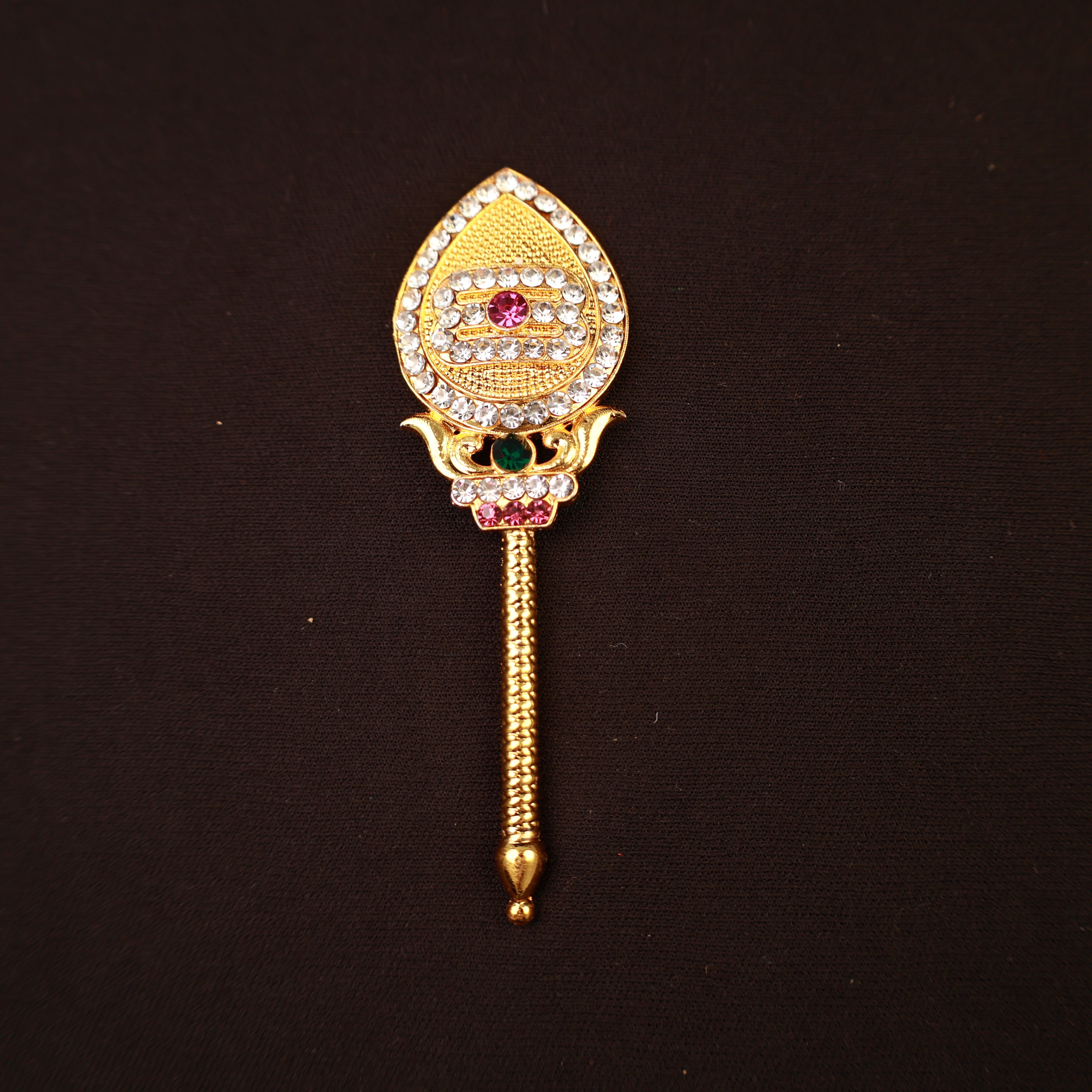 Stone Vel for Sacred Hindu Rituals