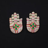 Ashtam Hands Stone - Multicolour for Spiritual Decor