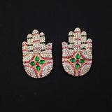 Ashtam Hands Stone - Multicolour for Spiritual Decor