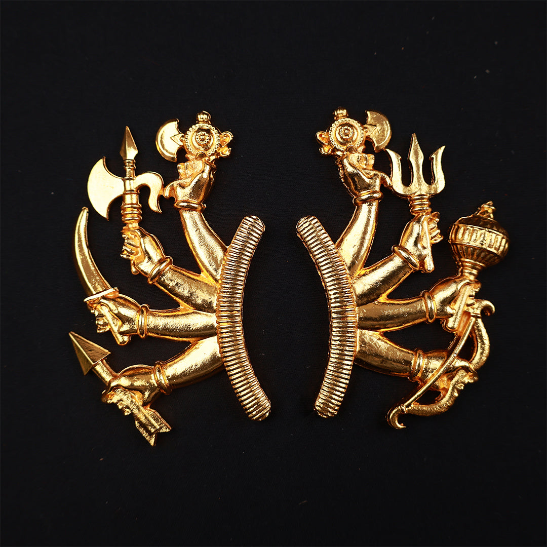 ಮಂದಿರ ಉಪಯೋಗಕ್ಕಾಗಿ ಅಷ್ಟಂ ಗೋಲ್ಡ್ ಸಂಪೂರ್ಣ ಸೆಟ್