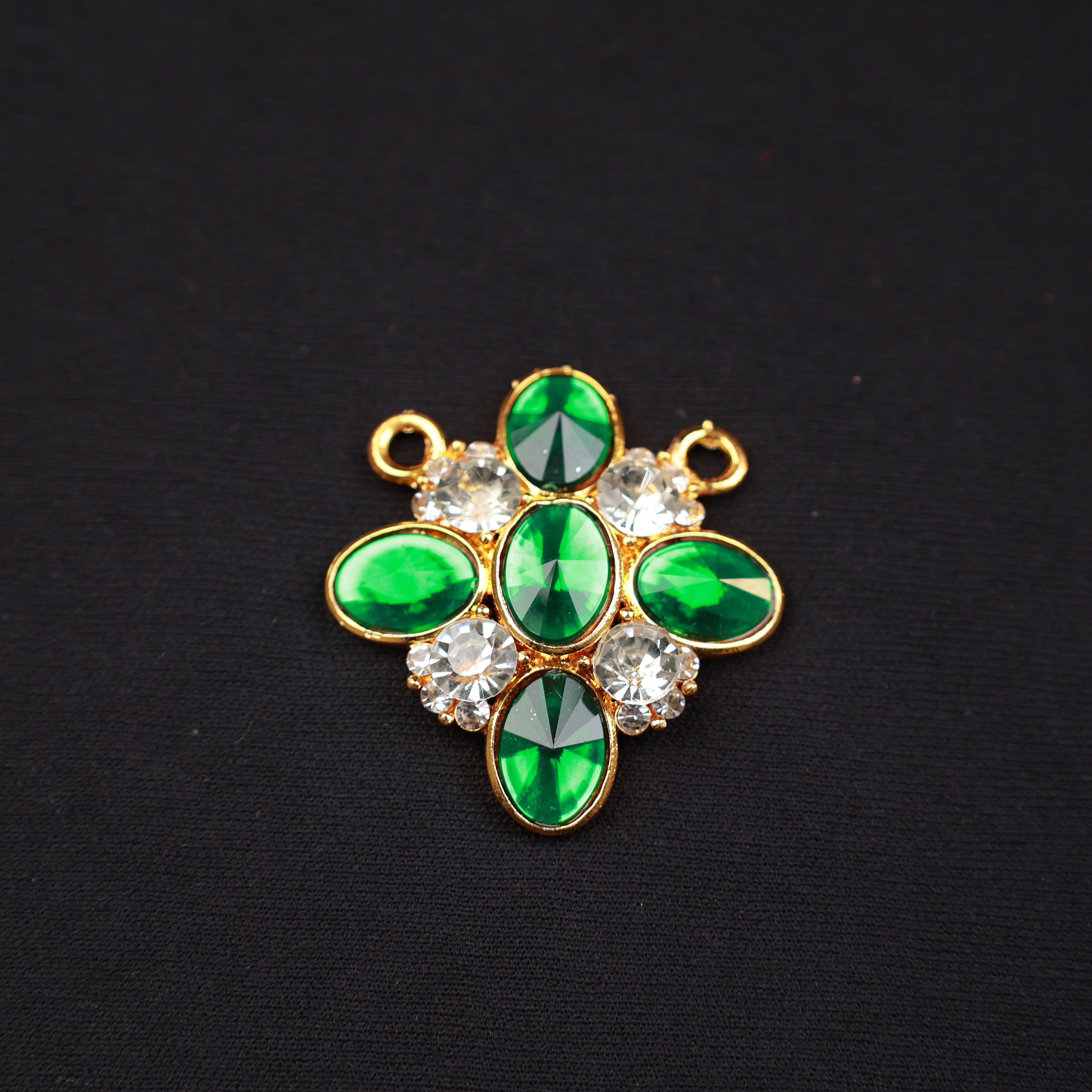 Pendent / Dollar - 9 Stones for Temple Jewellery