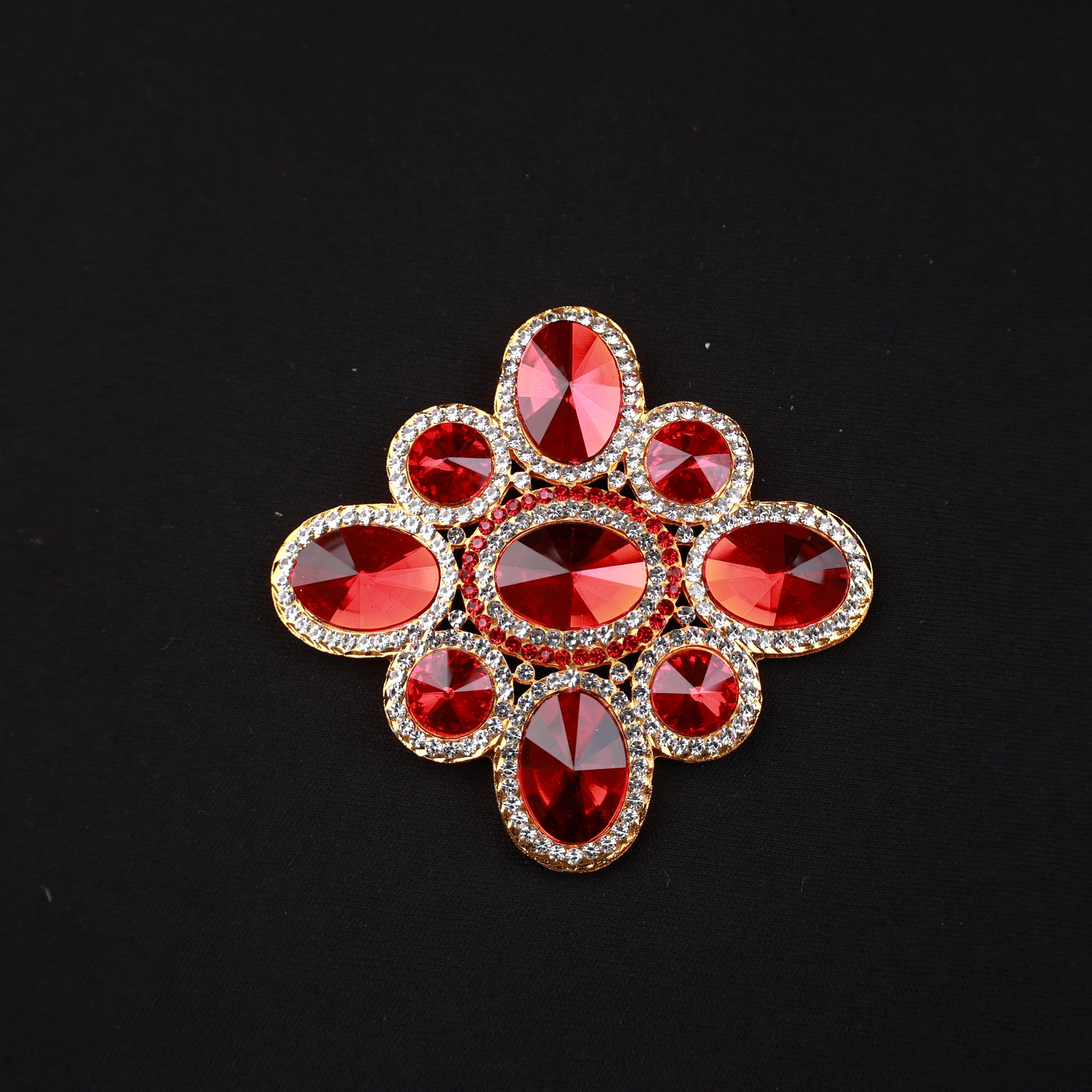 Pendent / Dollar - 9 Stones for Temple Jewellery