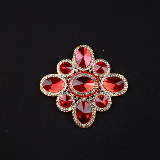 Pendent / Dollar - 9 Stones for Temple Jewellery
