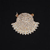 Pendent / Dollar - Round Arch - White Stone for Temple Decor