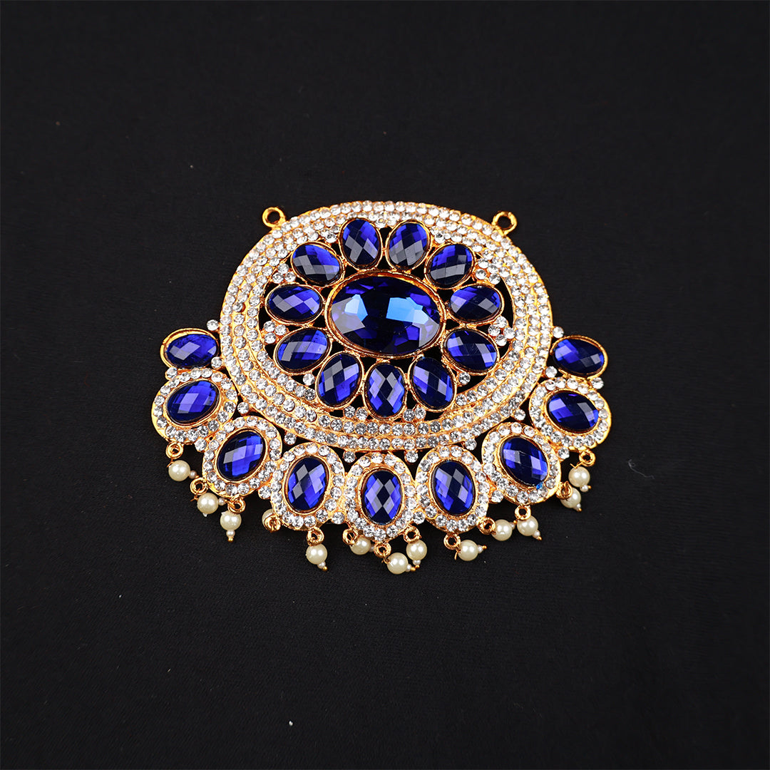 Pendent / Dollar - Round Arch Blue Stone for Sacred Wear