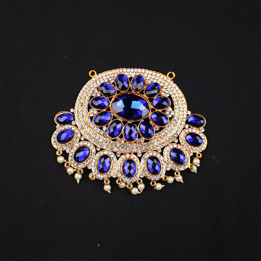Pendent / Dollar - Round Arch Blue Stone for Sacred Wear