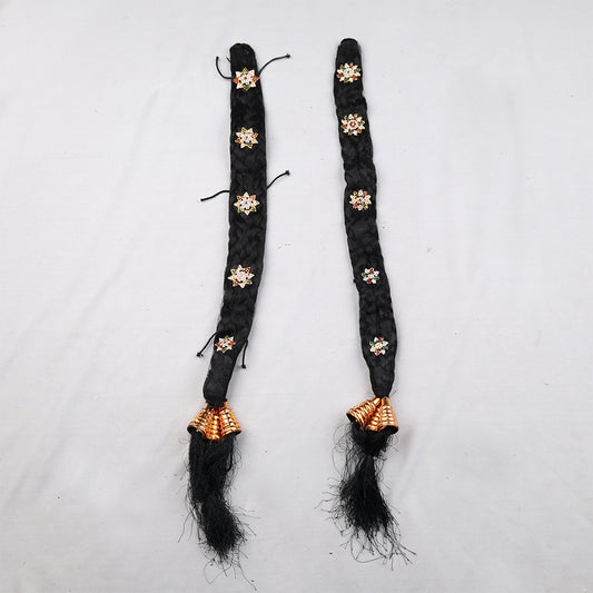Jadai with Billai 5 set for Deity Hair Decoration