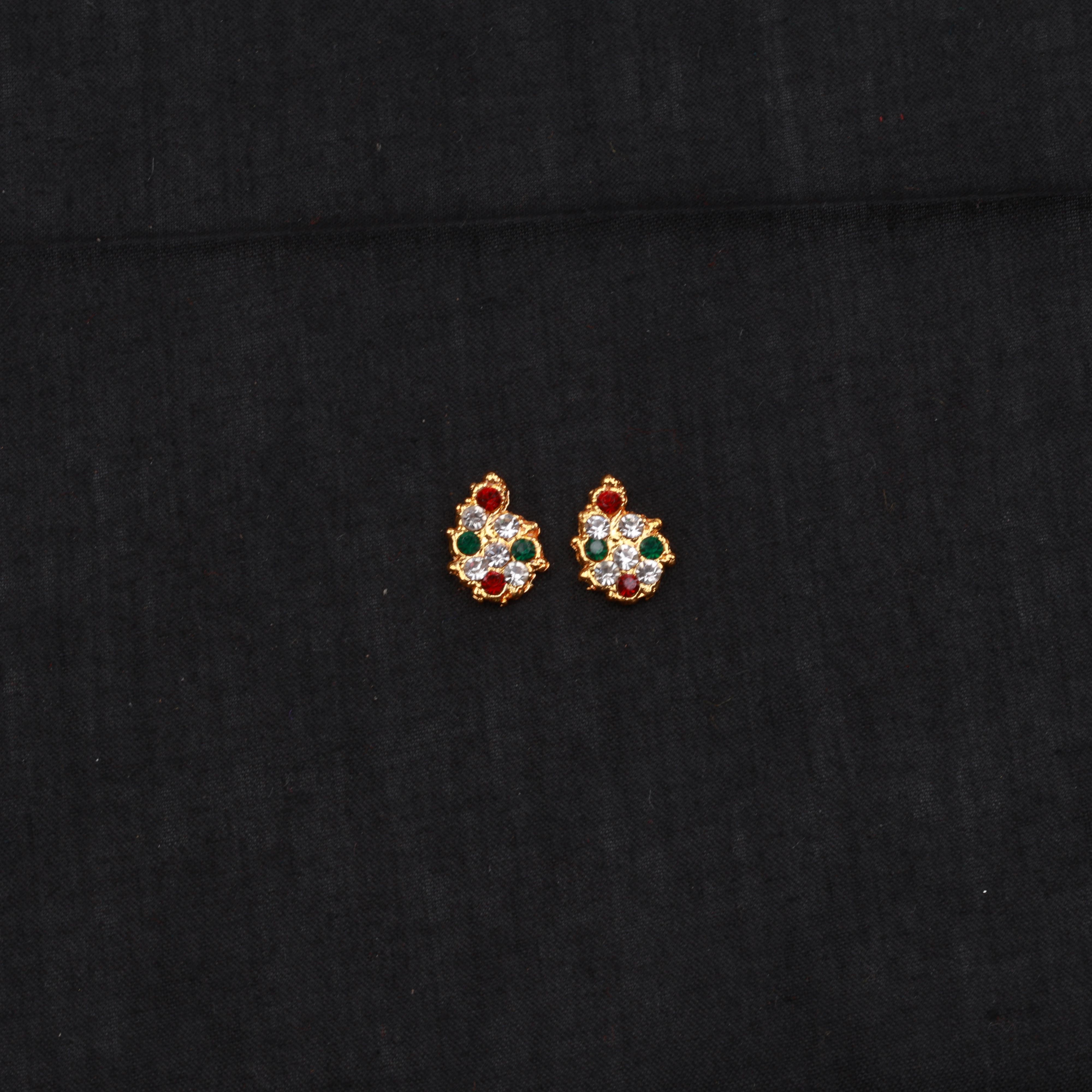Round Pottu Setof2 Oval for Deity Alankaram