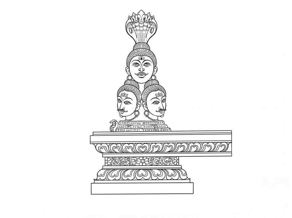 Design discussion, sizing and approval with the temple trustees and priests