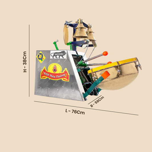 Raja Melathalam Single Drum 12" HD for Temple Processions