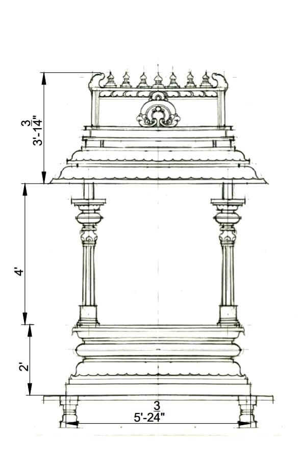 The gold plating process was executed with consistency across all vahanams to achieve a rich, sacred finish. Final quality checks ensured durability, visual harmony, and suitability for long-term temple use.