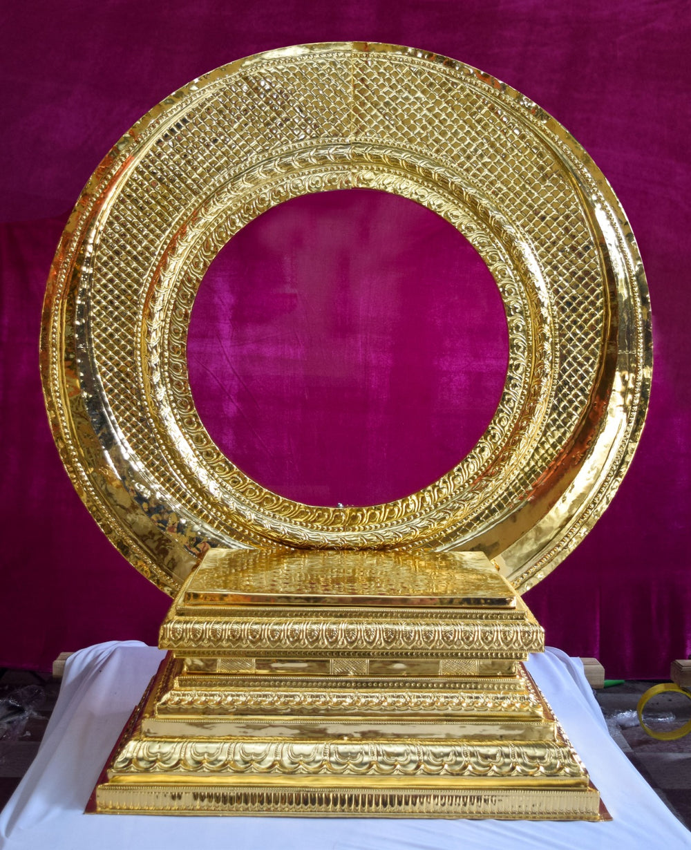 Our artisans followed a phased production approach, combining traditional craftsmanship with precise engineering. Every piece underwent careful inspection to meet both ritual functionality and aesthetic standards.