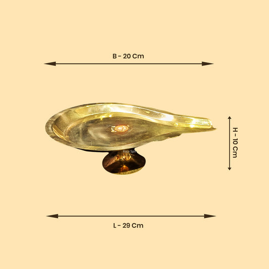 Abishega Plate With Stand Plain