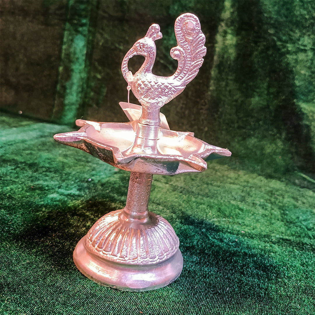 White Metal Annam Kuthu Vilaku