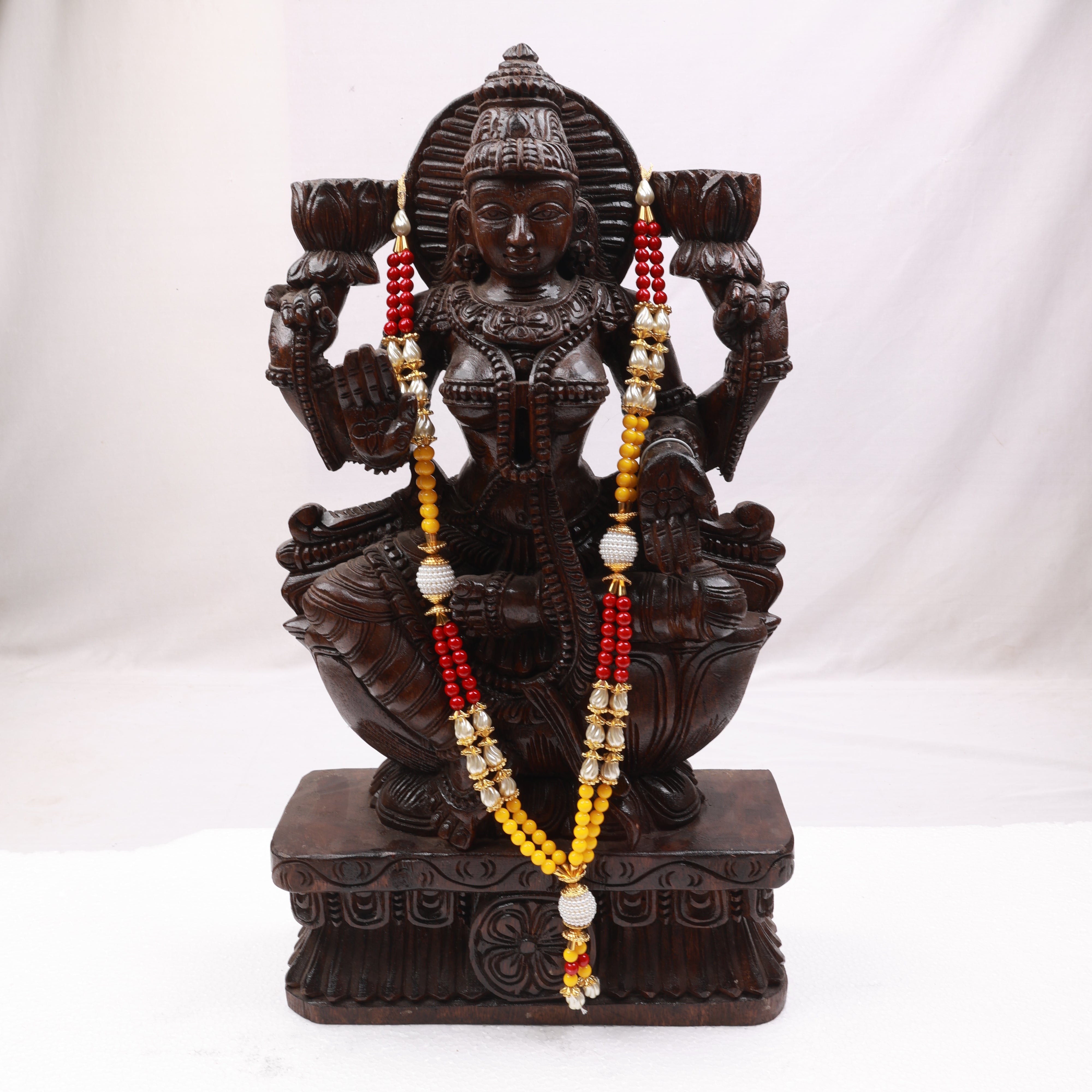 Beads Malai 20inch for Home and Temple Deities