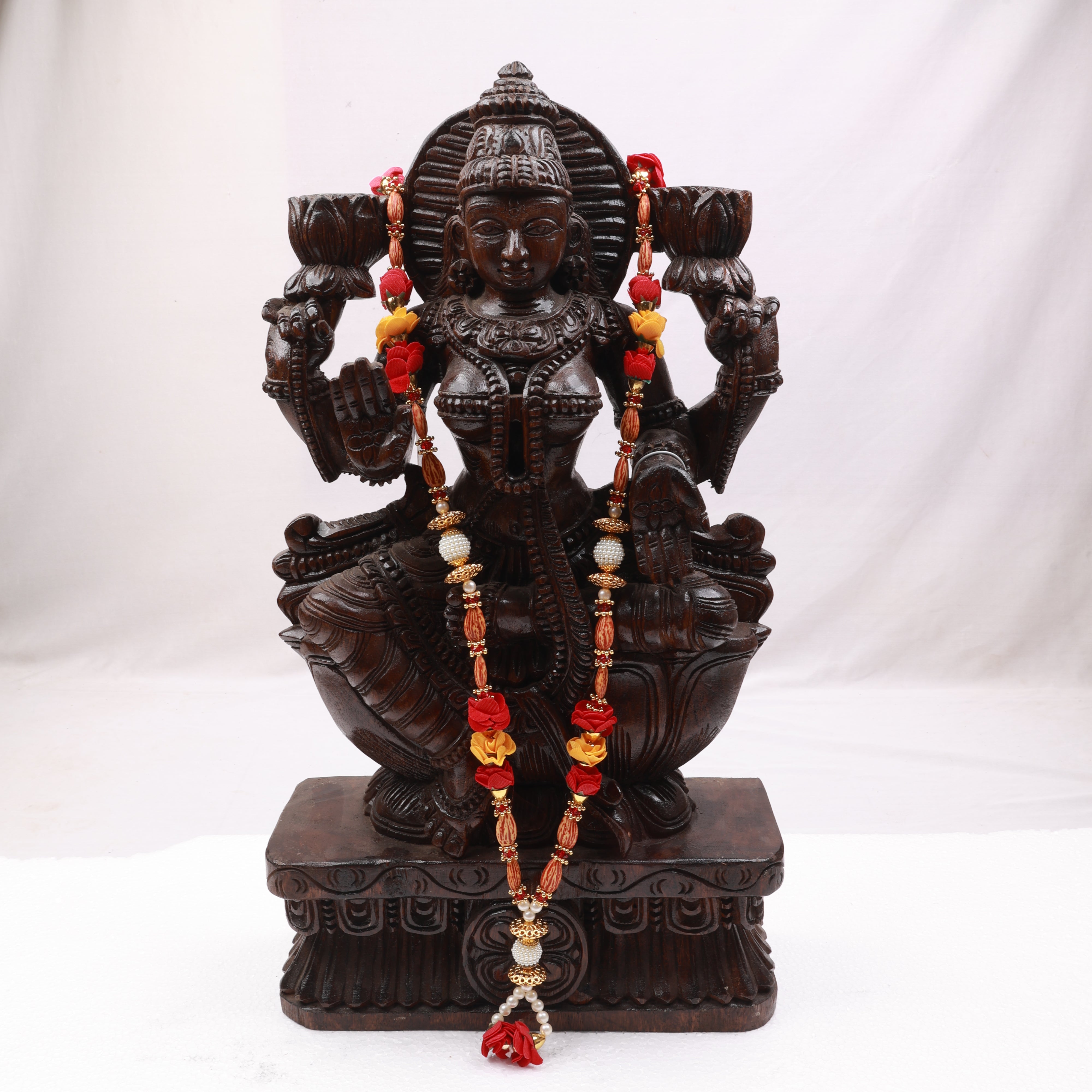 Beads Malai 20inch for Home and Temple Deities