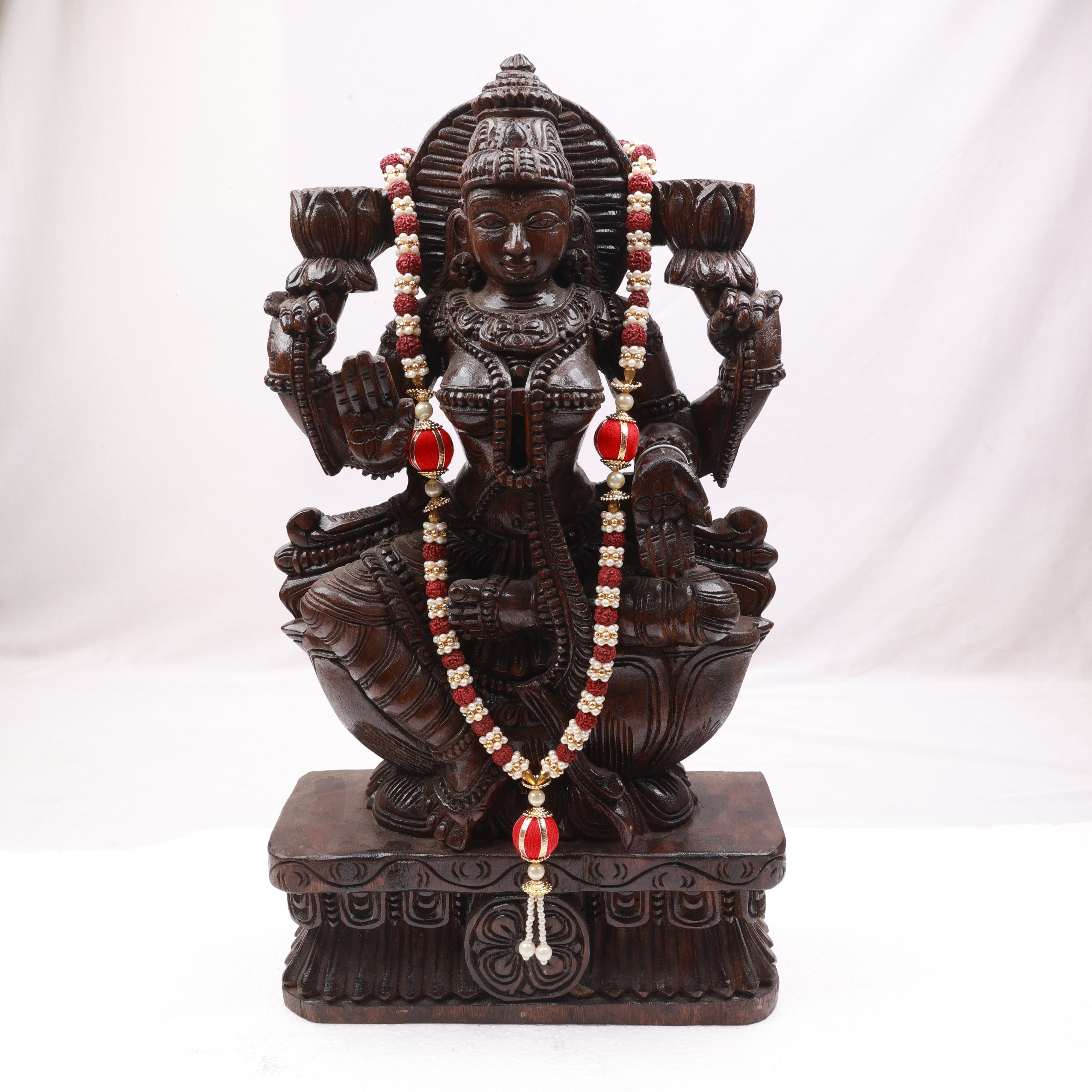 Beads Malai 20inch for Home and Temple Deities