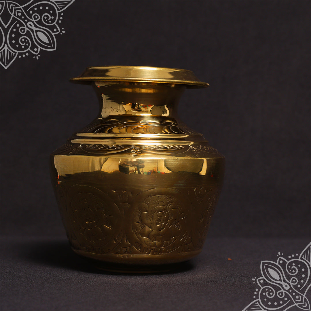 Brass Astalakshmi Kudam